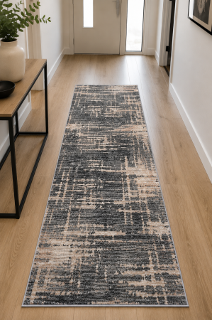Covoare Moderne - Covor Sufragerie/Dormitor, Model Anny 33015, Gri/Maro
