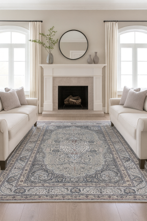 Covoare - Covor Sufragerie/Dormitor, Model Anny 33024/160, Gri