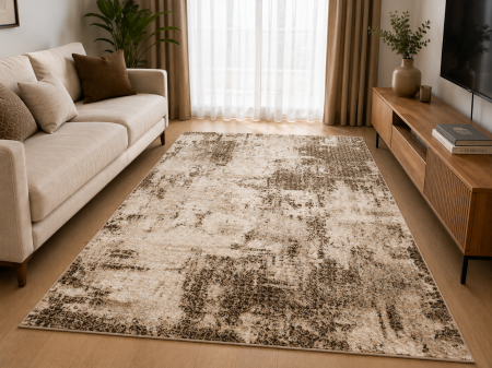 Covoare Living - Covor Sufragerie/Dormitor, Model Cappuccino 16115/12, Bej