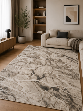 Covoare Living - Covor Sufragerie/ Dormitor, Model Elma El001/106, Crem