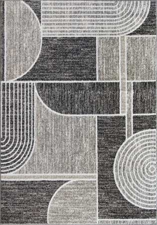 Covor Sufragerie/ Dormitor, Model Elma El009/106, Gri/Bej [1]