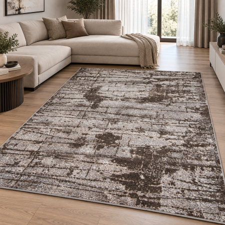 Covoare Living - Covor Sufragerie/Dormitor, Model Fayno 7146/216, Maro Antiderapant