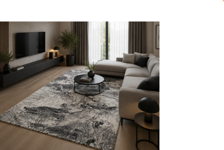 Covoare Living - Covor Sufragerie/Dormitor, Model Itea 42016/106, Gri