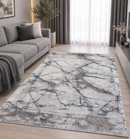 Covoare Living - Covor Sufragerie/Dormitor, Model Itea 42017/162, Gri