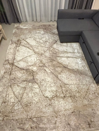 Covor Sufragerie/Dormitor, Model Itea 42017/120, Crem/ Bej [3]