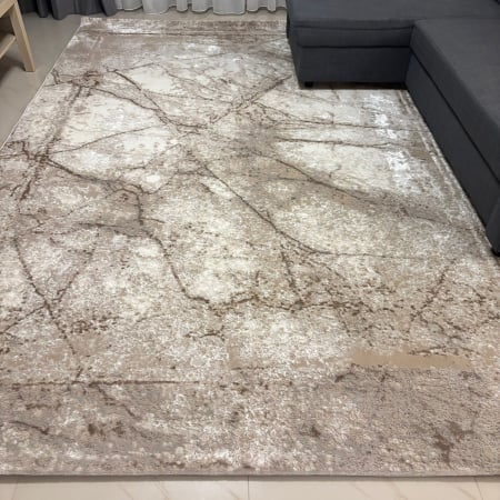 Covoare Moderne - Covor Sufragerie/Dormitor, Model Itea 42017/120, Crem/ Bej