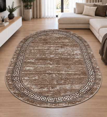 Covoare - Covor Sufragerie/Dormitor, Model Mira 24001/121, Oval, Bej