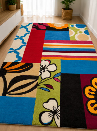 Covoare Living - Covor Sufragerie , Model Joy 4093, Multicolor