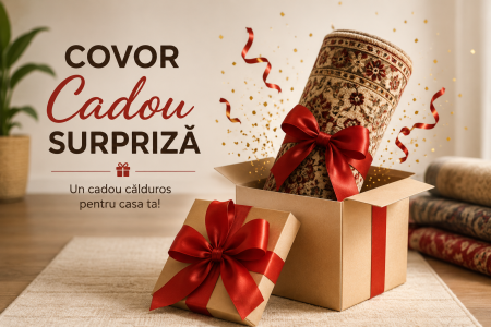 Cadouri - Covor Cadou Surpriză – Model și Dimensiune Surpriză