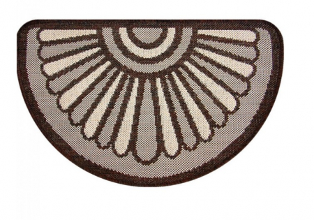 Covorase Intrare - Covoras Intrare Antiderapant, Model 19163/91, Maro, Dimensiunea 50 x 80 cm