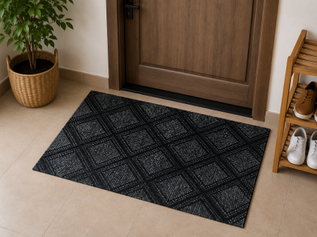 Covorase Intrare - Covoras intrare Cauciucat, Model 888/102, Dimensiunea 40x60 cm, Gri