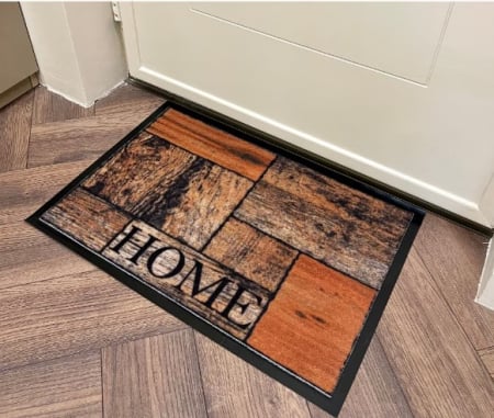 Covorase Intrare - Covoras intrare, Model Patio Home 670/008, Dimensiunea 40 x 60 cm, Maro