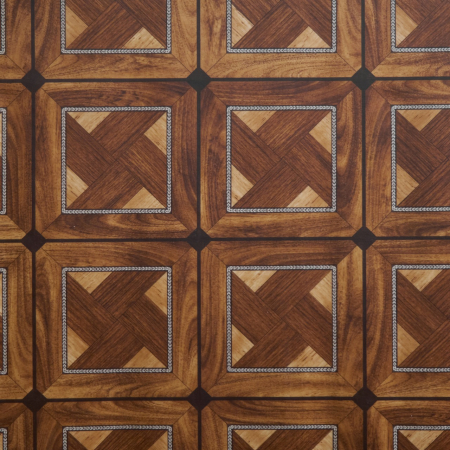 Linoleum - Linoleum Rezidential Clasa 21, Model Krit 042, Suport Pasla, Grosime 2.5 mm, Imitatie Parchet, Maro, PVC