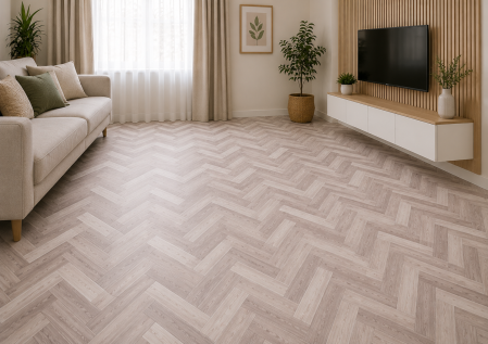 Linoleum - Covorul PVC linoleum Tree 95-2, 1 m, 1.5 m, 2 m, 2.5 m, 3 m, Crem/Bej Suport Pasla