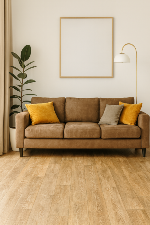 Linoleum - Covorul PVC linoleumÂ Plank 069, Latimi 1.5 m, 2 m si 2,5 m, Maro/Imitatie parchet, Suport PÃ¢slÄƒ