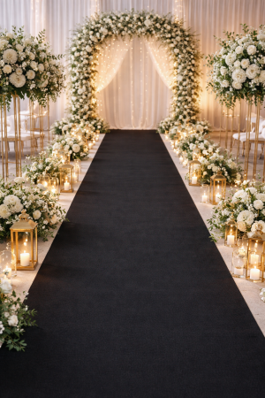 Traverse Moderne - Mocheta Evenimente/Expo, Negru, Latime 2 m, 750 gr/mp