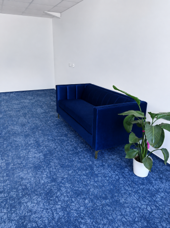 Mocheta - Mocheta Modulara Dale, Olanda, Clasa 31, Trafic Comercial, Model Realise 523 Navy, Bleumarin, Albastru, 5 mp / cutie (20 dale, 50 x 50 cm), Grosime 6.5 mm, Inaltime Fir 3.4 mm, Polipropilena , Model R