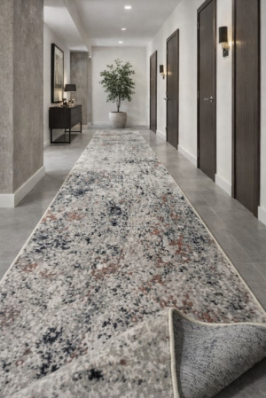 Traverse Moderne - Model Anny 33016, Traversa Festonata, Latimea 78 cm, Bej