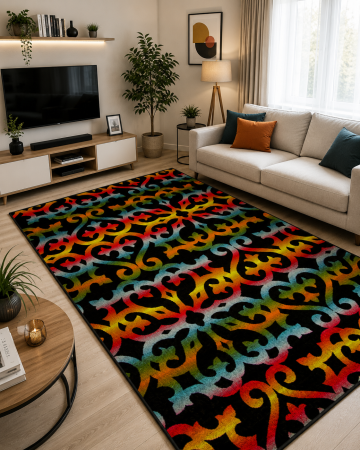 Covoare Living - Model Baroque 11020, Covor Dreptunghiular, Dimensiunea 200x300 cm