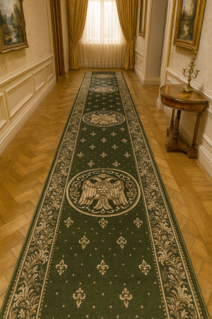 Traverse Hol - Model Bisericesc, Traversa festonata, Latime 60 cm, Verde