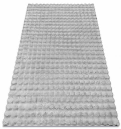 Model Blana Iepure Lop 076, Covor Sufragerie/Dormitor, Efect 3D, Gri [13]