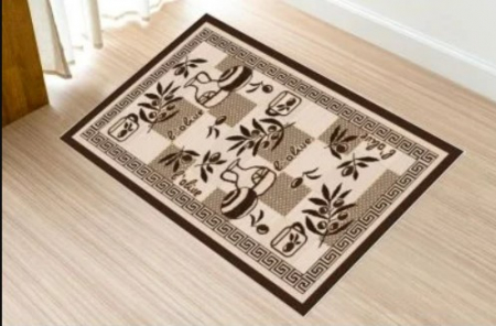 Model Bucatarie, Covor Dreptunghiular Iuta 955-19, Bej/Maro [1]