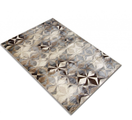 Traversa Hol, Model Caleidoscop 13038/116, Festonata la capete, Latime 120 cm, Bej/Crem [2]
