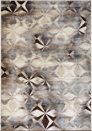 Traversa Hol, Model Caleidoscop 13038/116, Festonata la capete, Latime 120 cm, Bej/Crem [4]