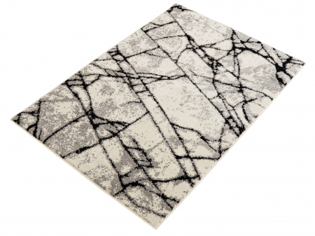 Covor Living/Dormitor Abstract, Model Cappuccino 16102/610, Gri [1]