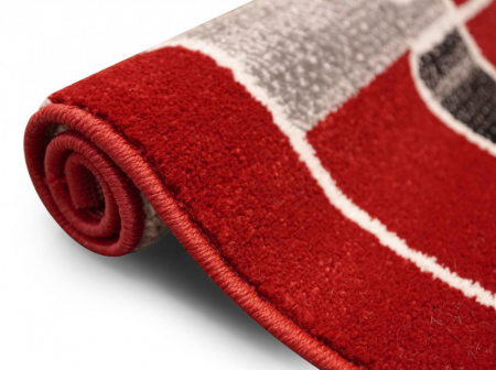 Traversa Festonata, Model Cappuccino16402/509, Rosu [2]