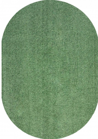 Model din Microfibra, Covor Oval 23000-30, Verde [0]