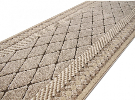 Traversa Hol, Model Fashion 32009/120, Festonata, Crem/Maro Latime 80 cm [1]