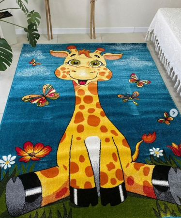Covoare Copii - Model Girafa11112/140 , Covor Copii Dreptunghiular, Multicolor