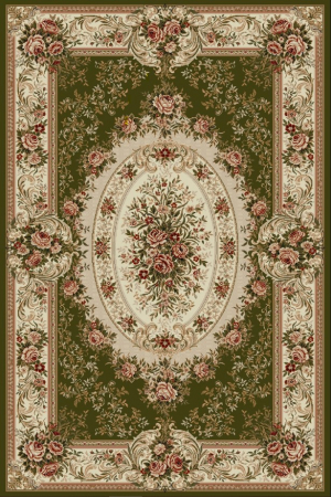 Covoare clasice - Covor Sufragerie/Dormitor, Model Lotos 1529/310, Covor Dreptunghiular, Verde