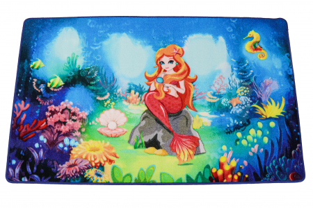 Model Mica Sirena, Covor Antiderapant pentru Copii, Multicolor [5]
