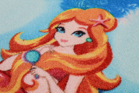 Model Mica Sirena, Covor Antiderapant pentru Copii, Multicolor [4]