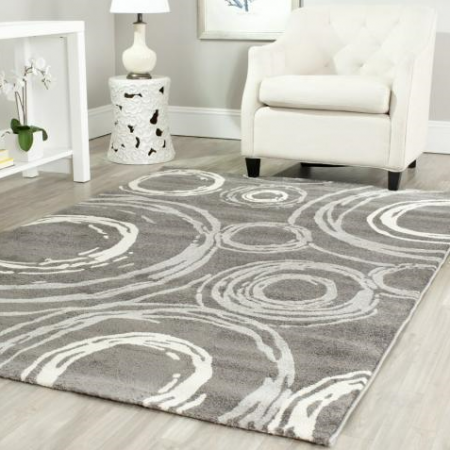 Covoare moderne - Covor Model Mira 24010-196, Gri, Inaltime Fir 6 mm, Antialergic, Polipropilena, Living, Dormitor, Sufragerie, Birou