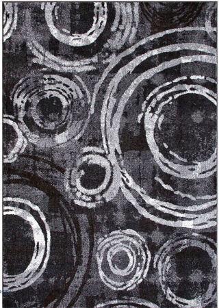 Covor Sufragerie/ Dormitor, Model Mira 24010/196, Dreptunghiular, Gri Inchis [4]