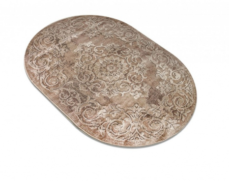 Covor Living/ Dormitor, Model Mira 24016/132, Oval, Maro [2]