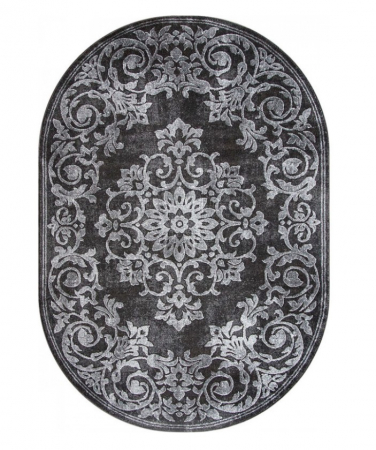 Covoare Living - Covor Living, Model Mira 24016/196, Oval, Gri