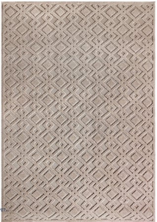 Covoare Living - Model Oksi 38011/202, Covor dreptunghiular, Crem
