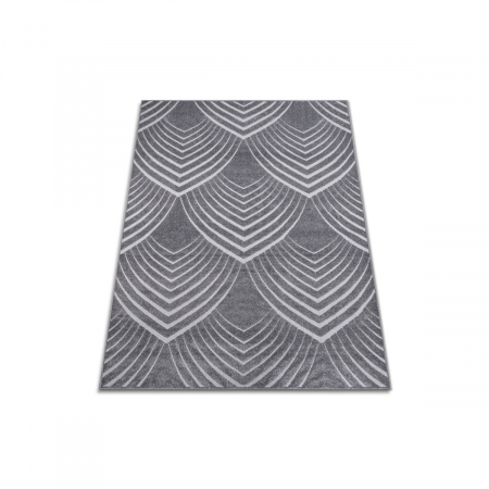Covor Sufragerie, Model Oksi 38009/608, Dreptunghiular, Gri [5]