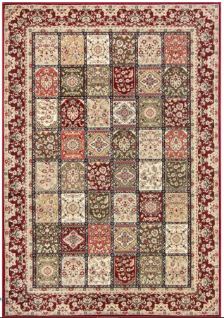 Covor Sufragerie/Dormitor, Model Timbre 1518/120, Rosu [4]
