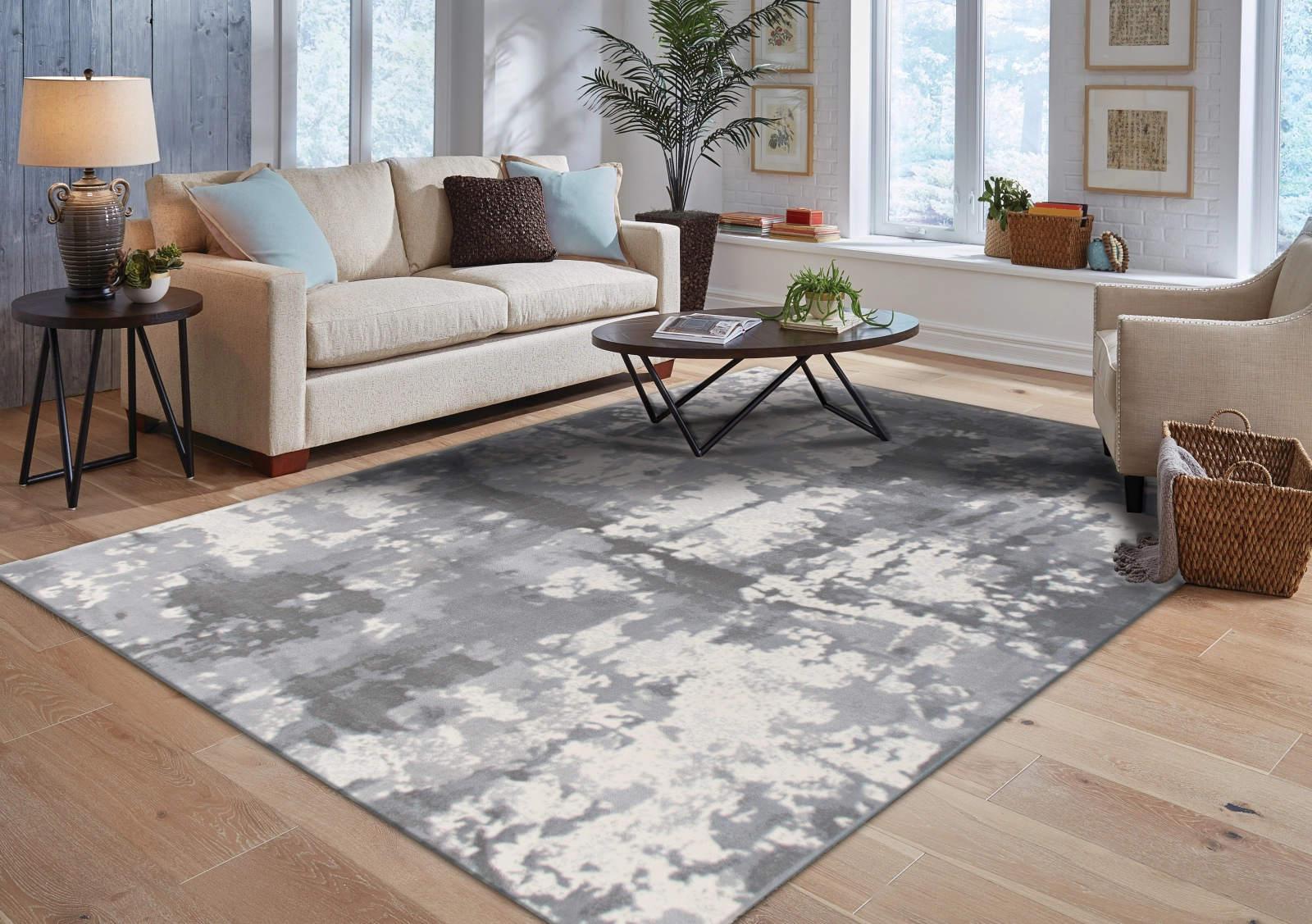 Covoare Premium - Model Topaz 1807-E, Covor Egiptean, Gri
