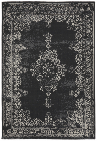 Covoare Living - Model Valencia 22206-996, Covor Belgian, Negru/Gri
