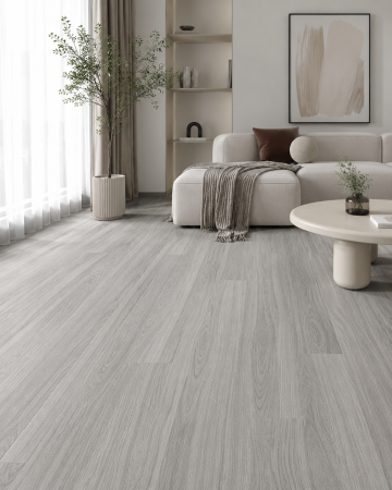 Linoleum - Parchet LVT 8003-26 Gri Aspect Lemn – Pardoseală Vinil 2.5 mm, Clasa Trafic 33. Super Pret 89.99 lei/mp!