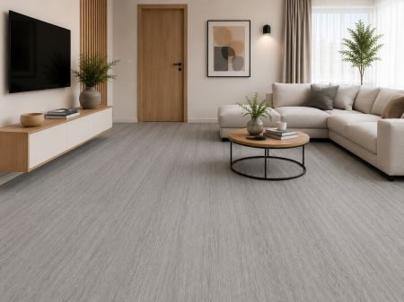 Linoleum - Parchet LVT 8103-1 Gri Aspect Lemn – Pardoseală Vinil 2 mm, Clasa Trafic 32. Super Pret 84.99 lei/mp!