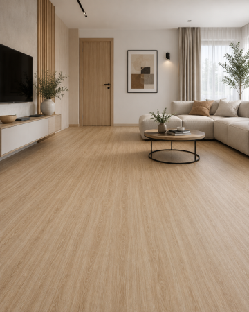 Linoleum - Parchet LVT 8821-2 Bej Aspect Lemn – Pardoseală Vinil 2.5 mm, Clasa Trafic 33. Super Pret 89.99 lei/mp!
