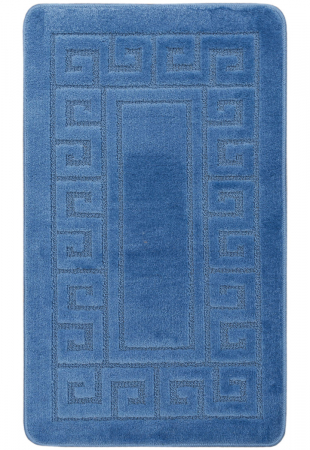 Set 2 Covorase de baie, Antiderapante, Ethnic 2509 Bleu, Diverse Marimi [4]