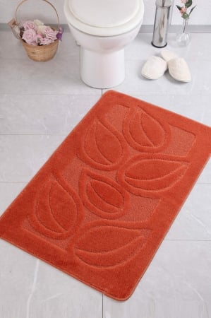 Covorase Baie - Set 2 Covorase baie, Antiderapant, Flora 2505 Ginger, 60x100/50x60 cm